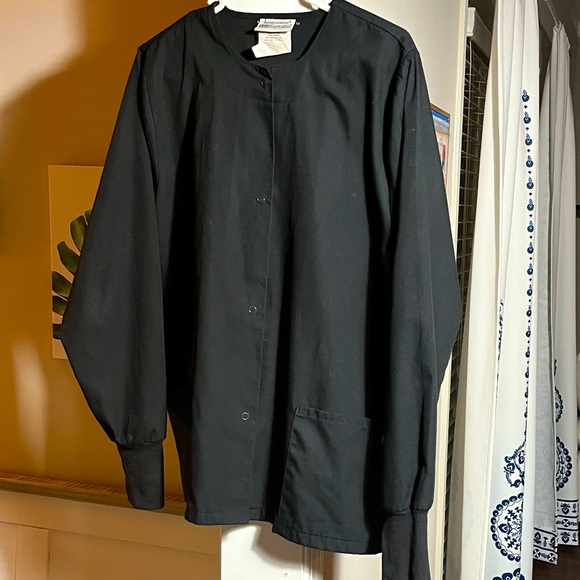 Uniform Advantage Jackets & Coats Uniform Advantage Scrub Coat In Black Poshmark